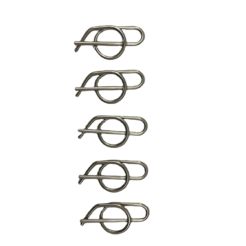 Standard OE NO. 3/8&quot; Edelstahl-Rue Clip Jacobs Leiter-Pin Schnellfreigabe Clevis Clip für alle Wetterbedingungen 304SS