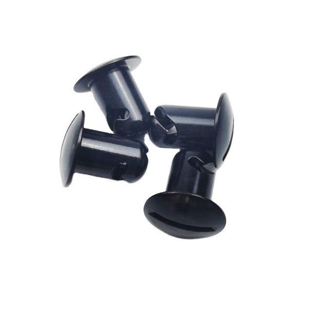 Universal Car Fitment Schwarz Viertel Dreh Dzus Stud 7/16 &quot;x.600&quot; Aluminium-Verschluss für die einfache Installation auf schwarzen Autos